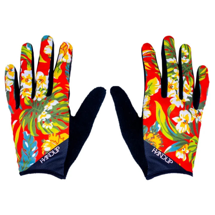 Gloves - Red Floral
