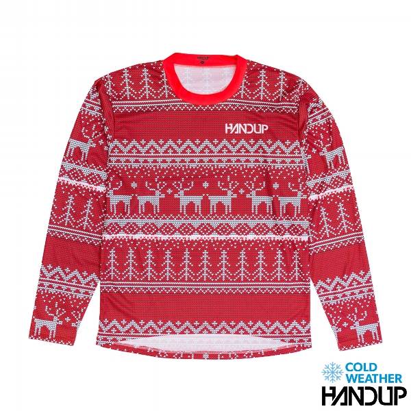Tacky Sweater Technical Trail Jersey LS - RED
