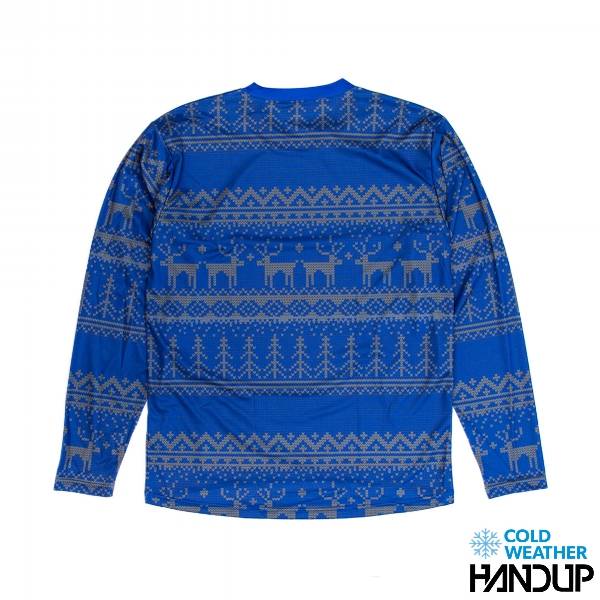 Tacky Sweater Technical Trail Jersey LS - BLUE