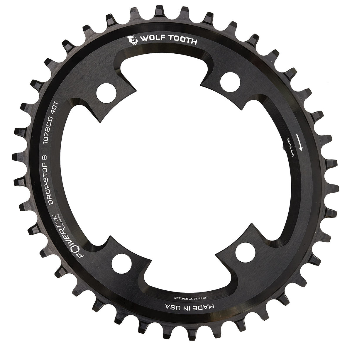 Elliptical 107 BCD Chainring for SRAM