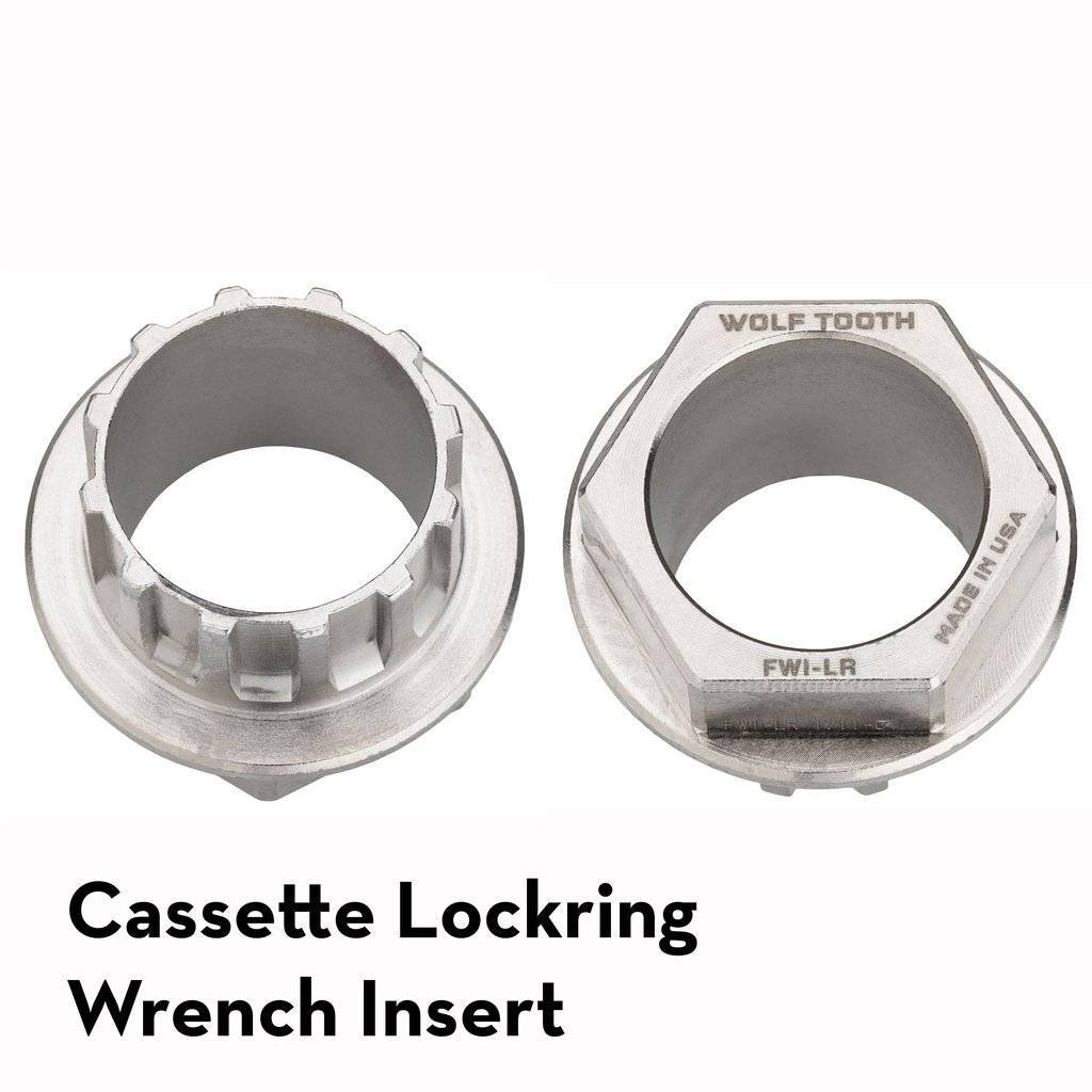 Pack Wrench and Inserts Kit - Ultralight BB Wrench and 1 Inch Hex Inserts