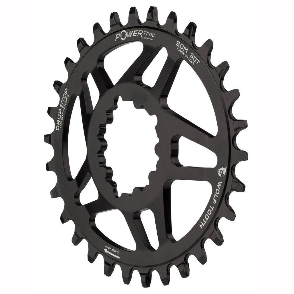 Elliptical Direct Mount for SRAM Cranks