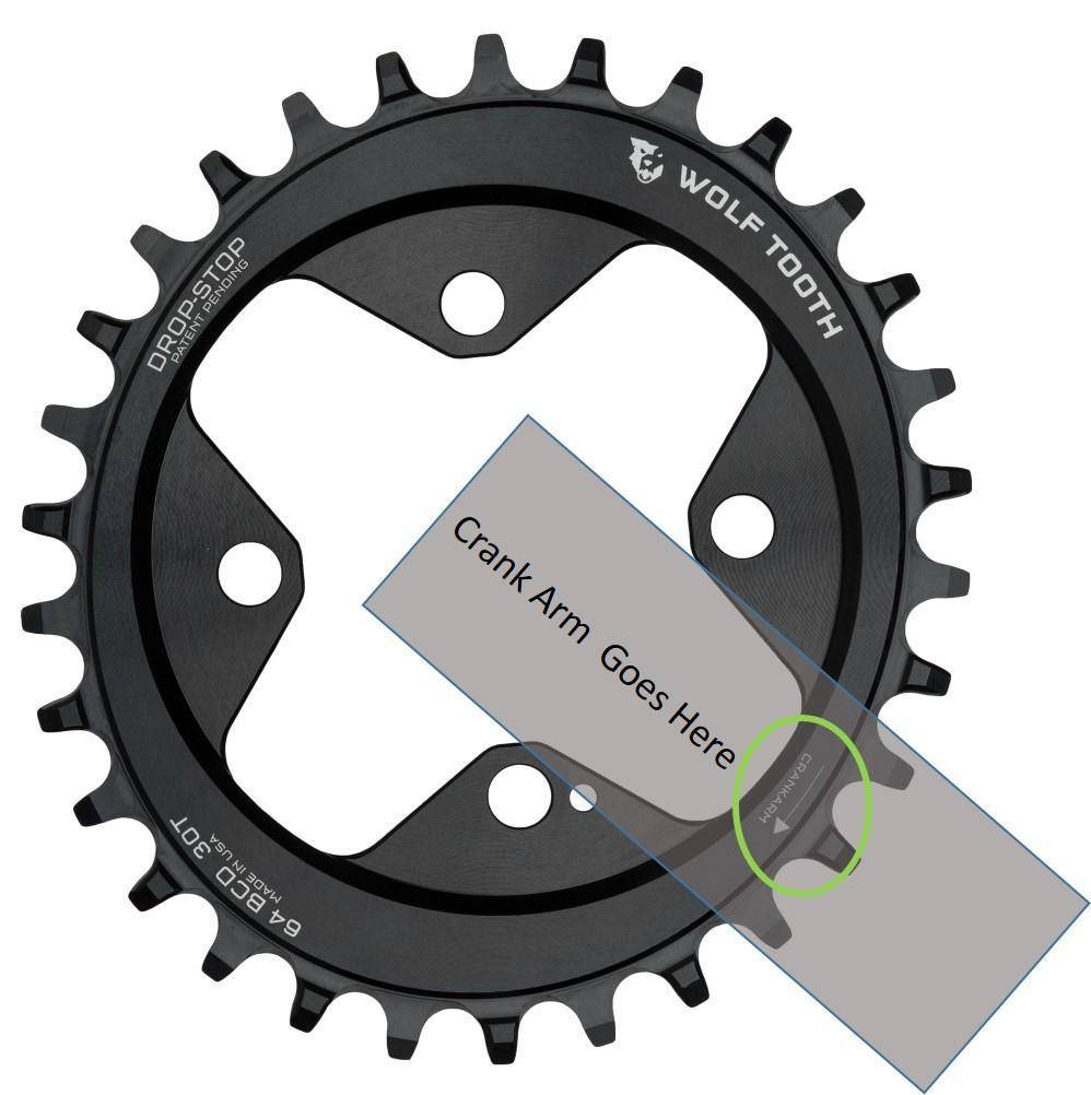 Elliptical 64 BCD Chainrings
