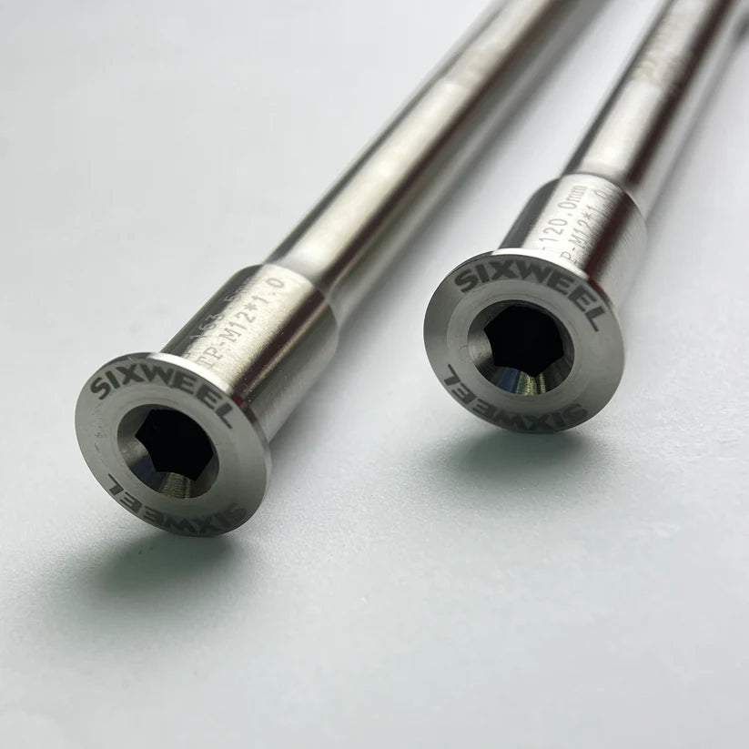 Sixweel Titanium Thru Axle close-up