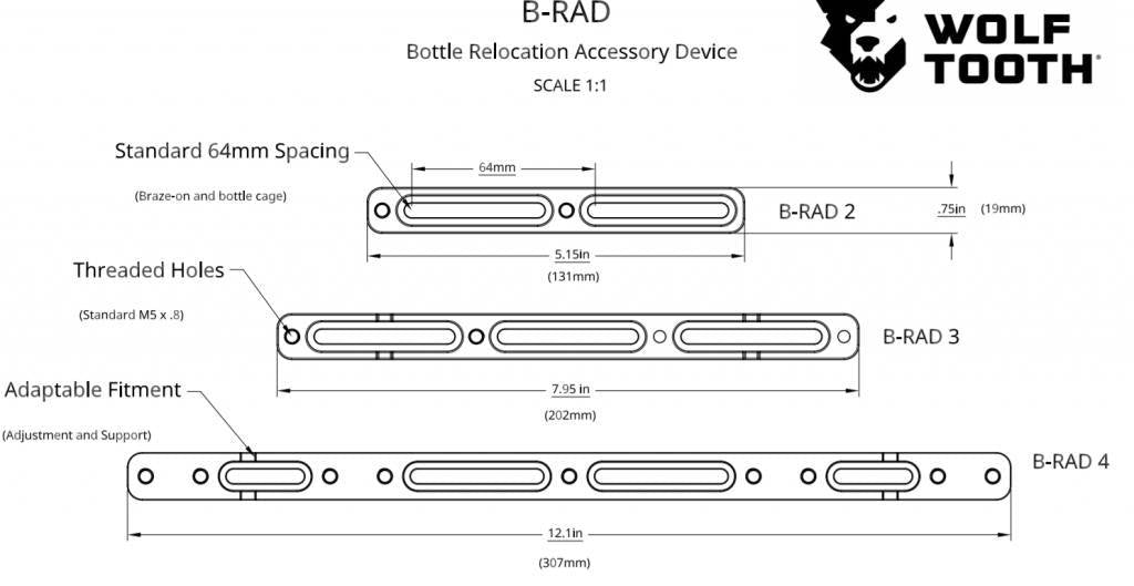 B-RAD Mounting Bases