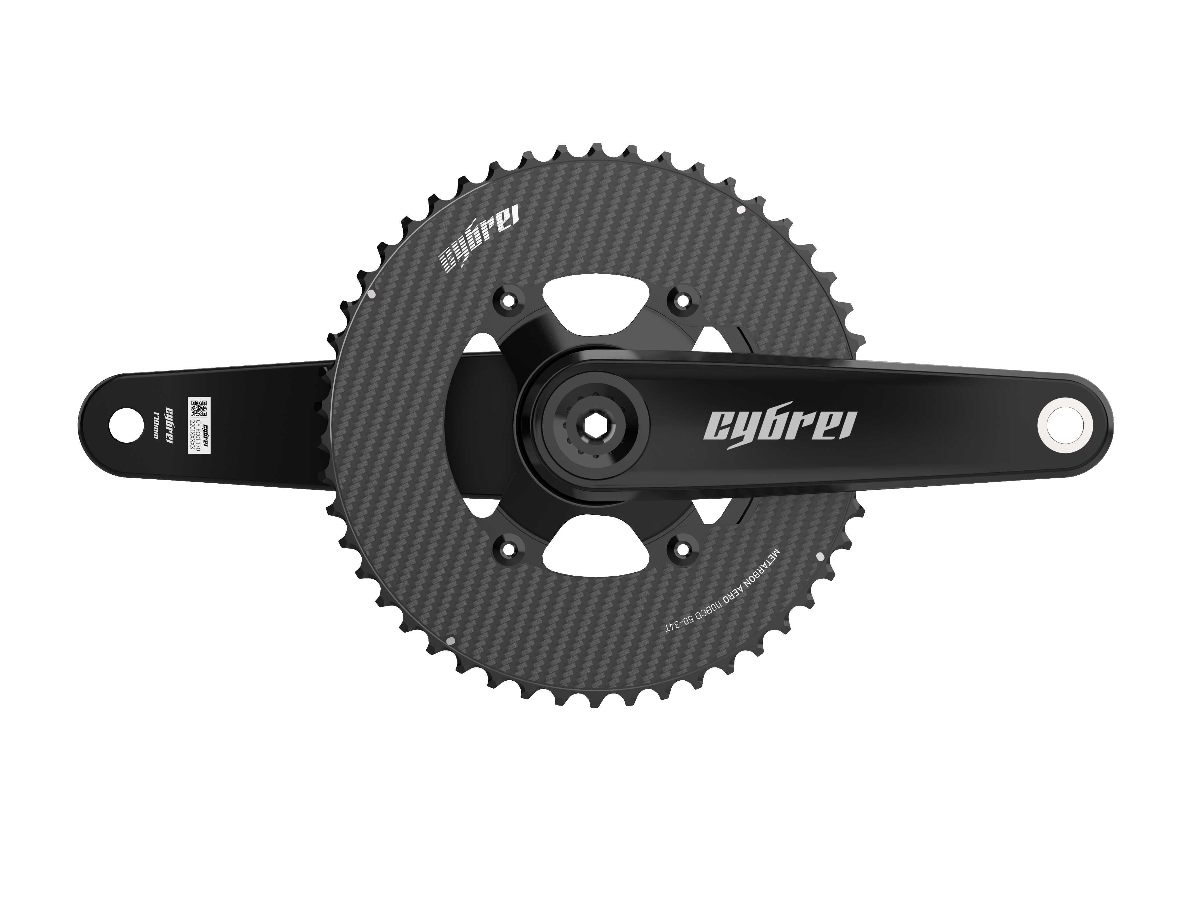 CYBREI 24 Axle Carbon Crankset – © cybrei.com