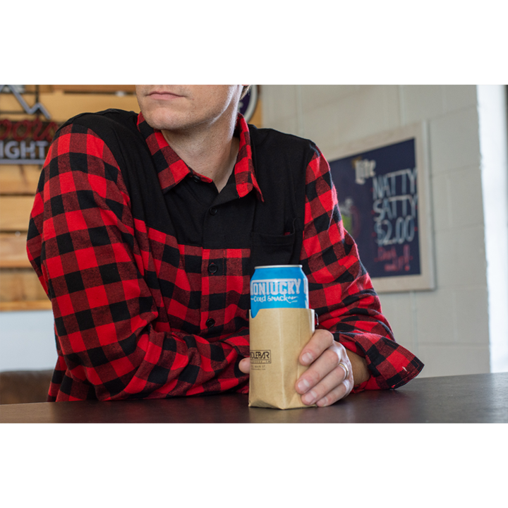 FlexTop Flannel - Green & Navy - Copy