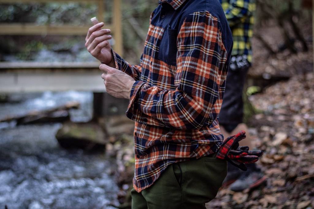 FlexTop Flannel - Orange