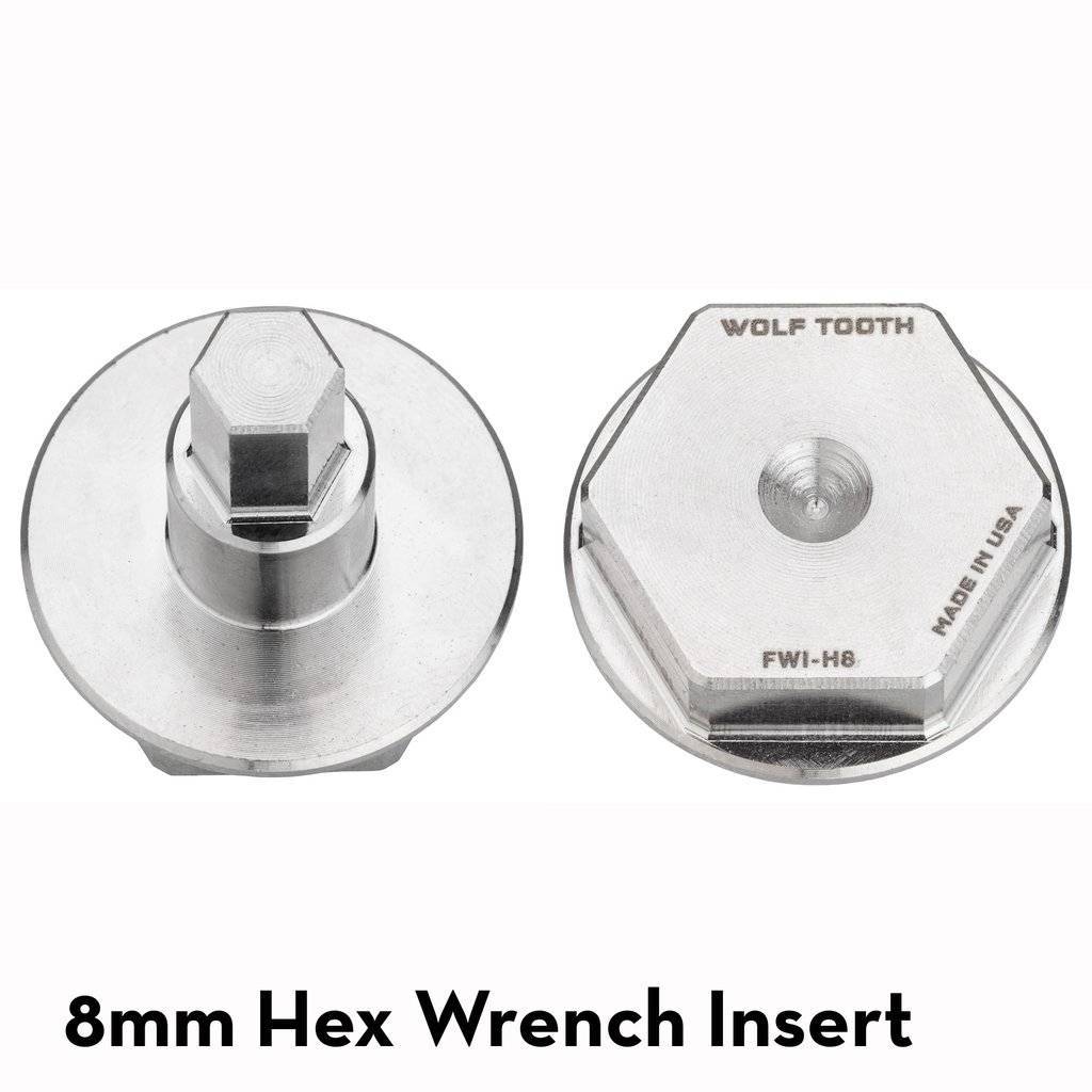Pack Wrench and Inserts Kit - Ultralight BB Wrench and 1 Inch Hex Inserts