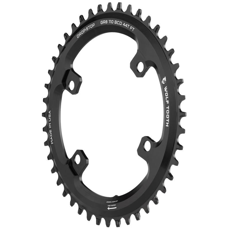 Elliptical 110 BCD Asymmetric 4-Bolt for Shimano GRX Cranks