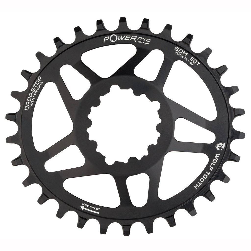 Elliptical Direct Mount for SRAM Cranks