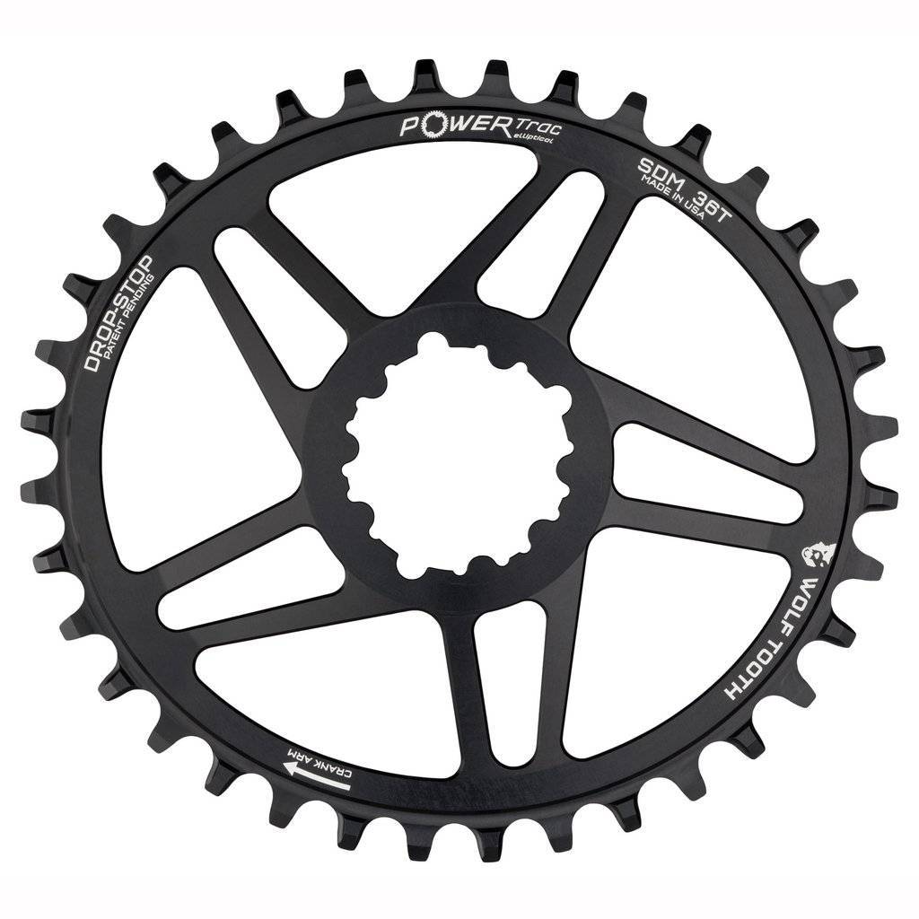 Elliptical Direct Mount for SRAM Cranks