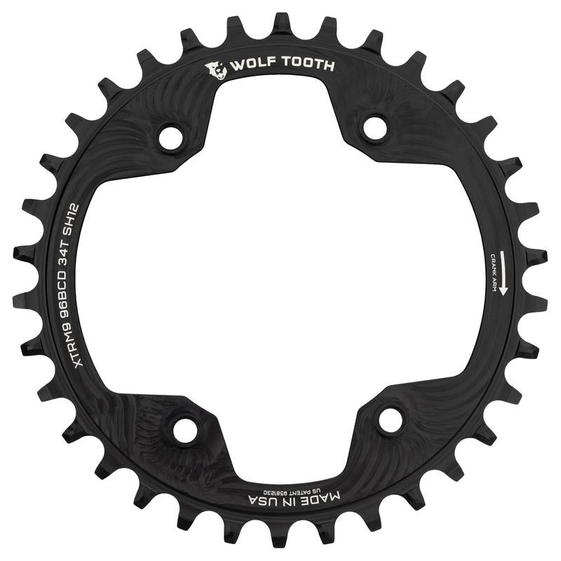 96 mm BCD Chainrings for Shimano XTR M9000 and M9020 for Shimano 12spd Hyperglide+ Chain
